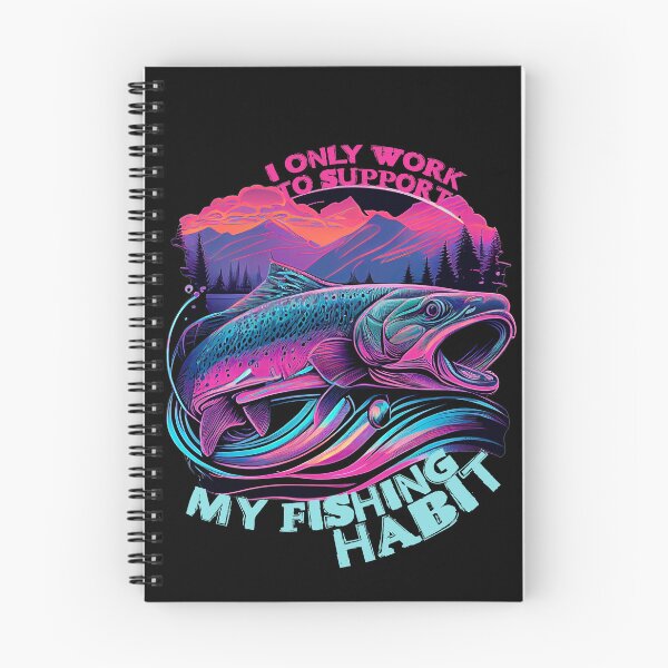 Item preview, I only work to support my fishing habit - Trout designed and sold by artishmots.