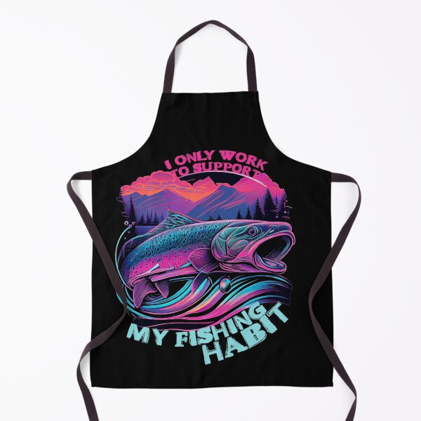 Item preview, I only work to support my fishing habit - Trout designed and sold by artishmots.