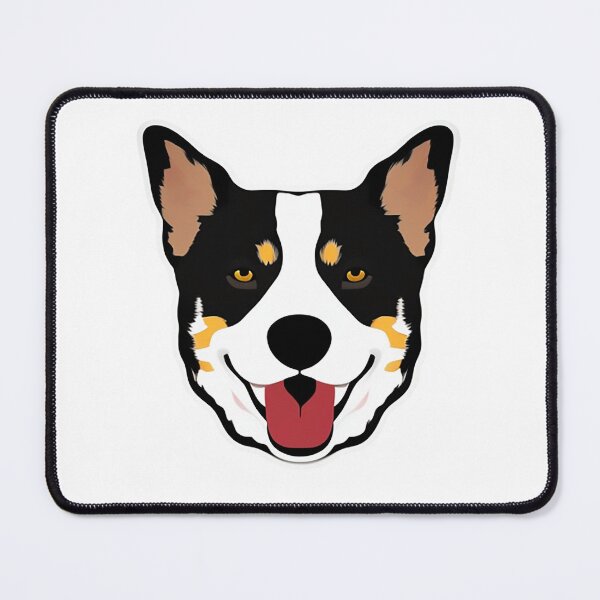 Item preview, Happy Smiling Australian Cattle Dog, Blue Heeler, Husky, Shepherd designed and sold by sidehustledog.