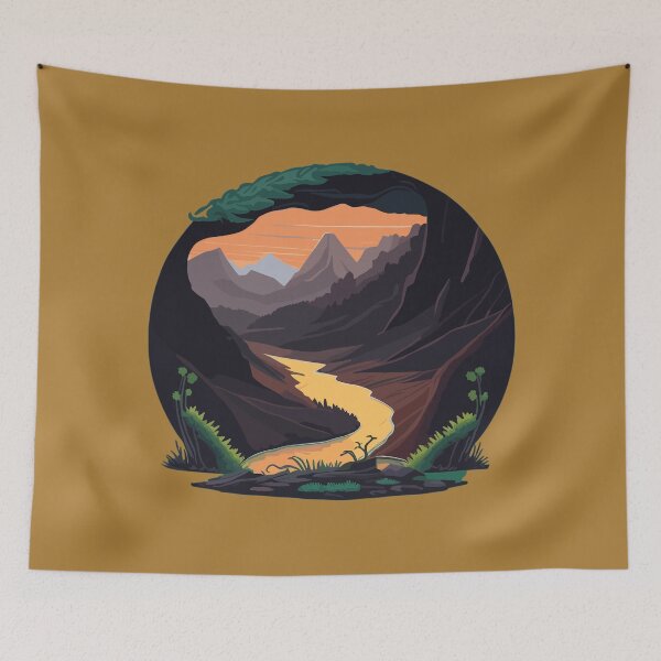 Item preview, Sunset River designed and sold by FiaFiaPress.