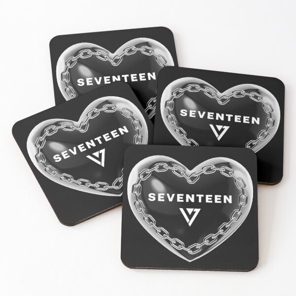Item preview, Seventeen Kpop Logo Y2K Heart designed and sold by wonnie.