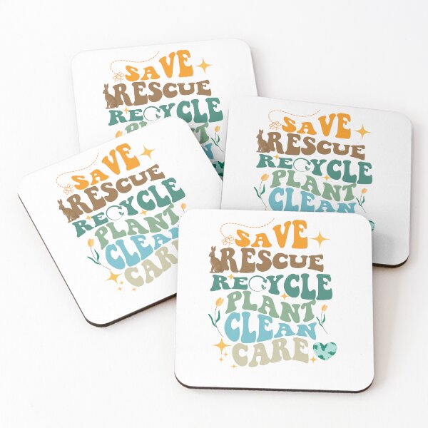 Item preview, Reintroduce, Reconsider, Rekindle, Save,Rescue Animals Recycle Fun Earth designed and sold by Threads by.