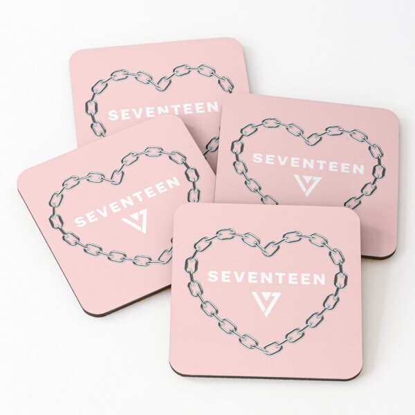 Item preview, Seventeen Kpop Y2K Chain Heart Pink designed and sold by wonnie.