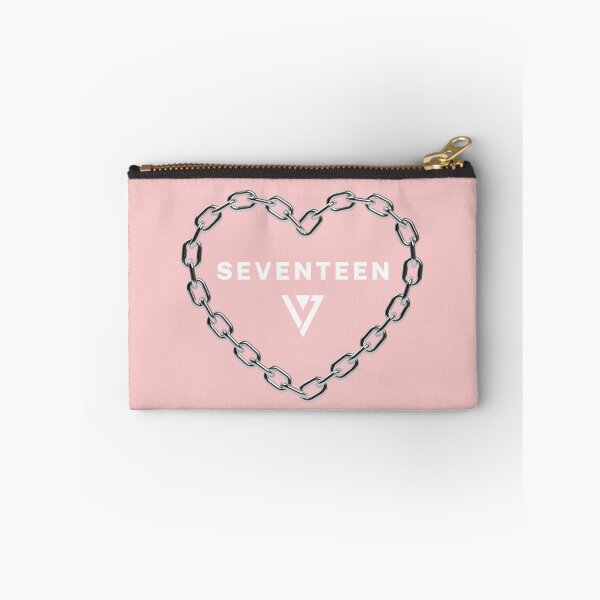 Item preview, Seventeen Kpop Y2K Chain Heart Pink designed and sold by wonnie.