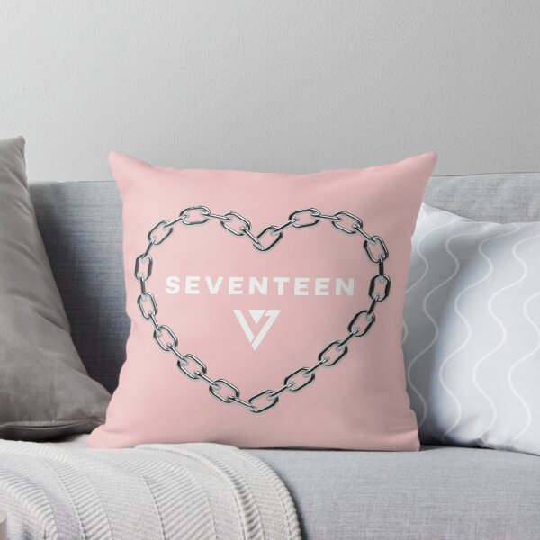 Item preview, Seventeen Kpop Y2K Chain Heart Pink designed and sold by wonnie.