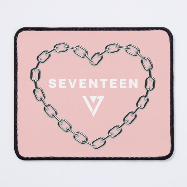 Item preview, Seventeen Kpop Y2K Chain Heart Pink designed and sold by wonnie.