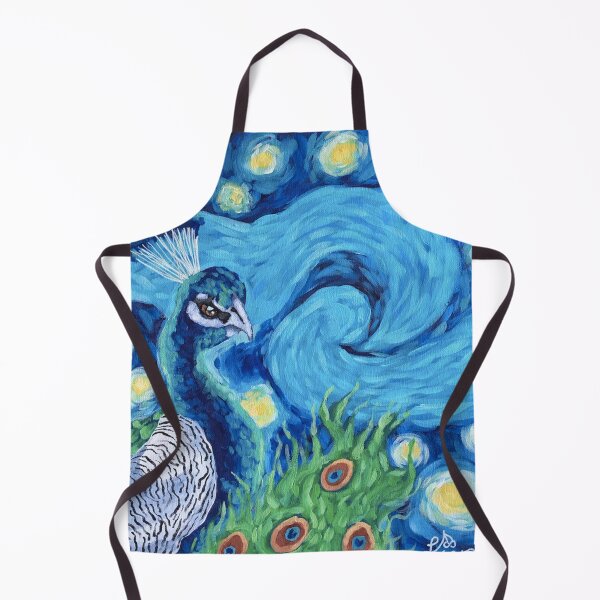 Item preview, Peacock Starry Night Inspired designed and sold by CherryRosella.