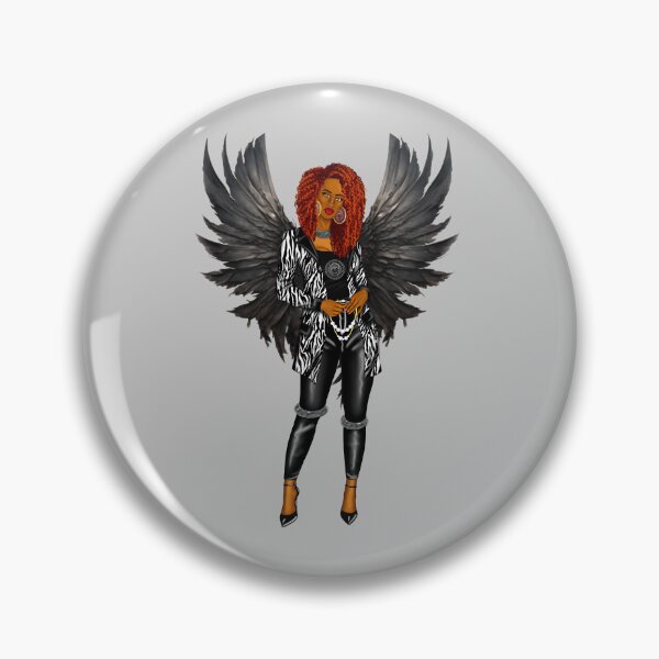 Item preview, Black woman with wings designed and sold by Astralia.