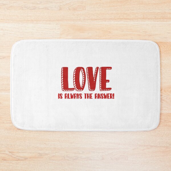 Item preview, Love is always the answer! designed and sold by Nicole DeAngelis Art .
