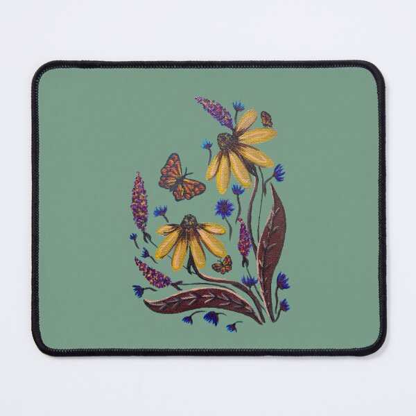 Item preview, Cone Flowers and Monarchs designed and sold by Bekah Grace.
