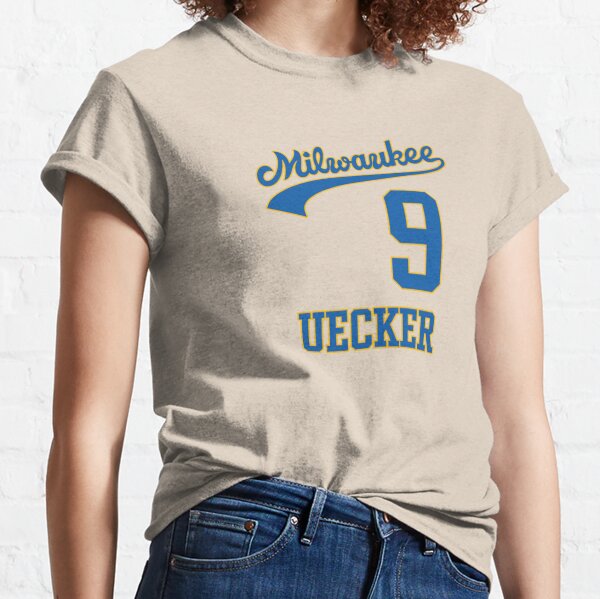 Bob Uecker Milwaukee Brewers T Shirt Men 2XL Adult Blue MLB Baseball Retro  USA 9