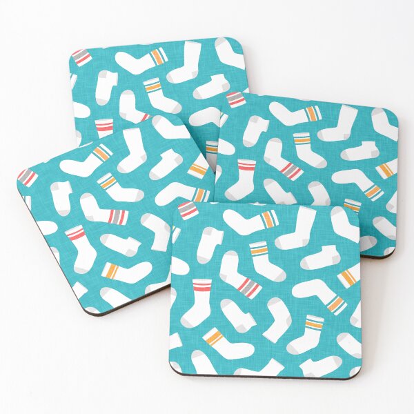 Item preview, socks - teal designed and sold by littlearrow.