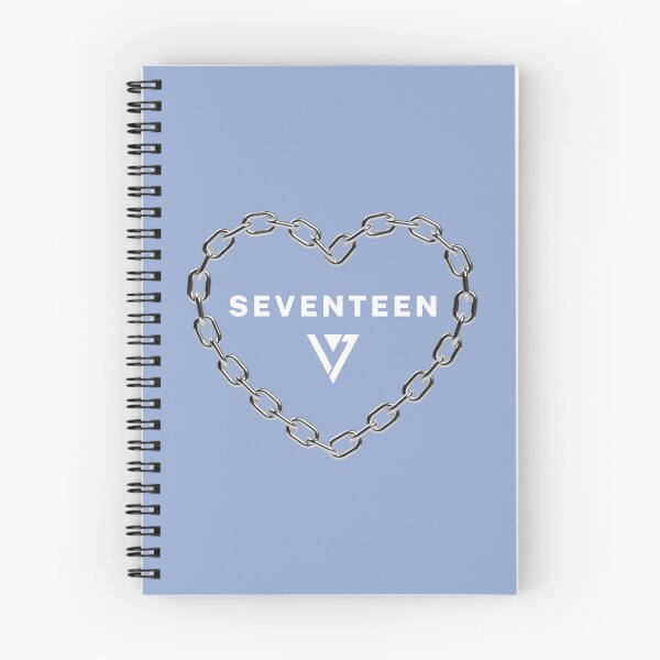 Item preview, Seventeen Kpop Logo Blue Heart Chain  designed and sold by wonnie.