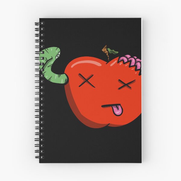 Item preview, Zombie worm and apple designed and sold by Matthew Simmons.