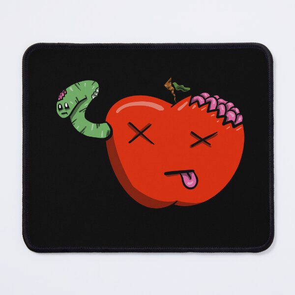 Item preview, Zombie worm and apple designed and sold by Matthew Simmons.