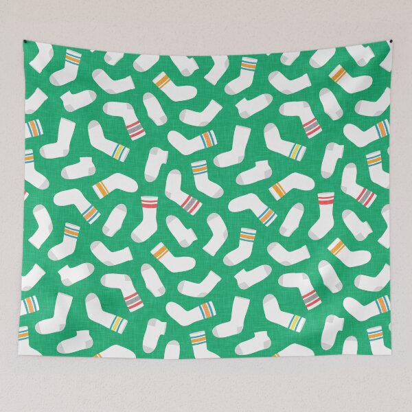 Item preview, socks - green designed and sold by littlearrow.