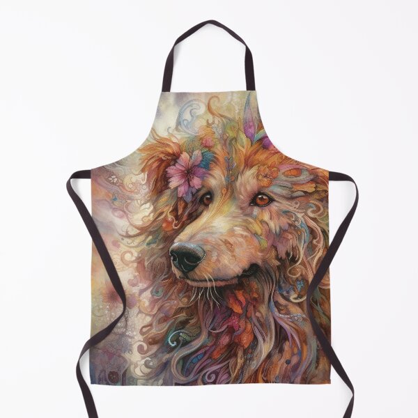 Item preview, Labradoodle Floral Dog Art 6 designed and sold by DiatomDesigns.