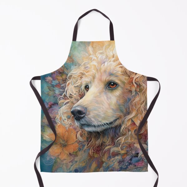 Item preview, Labradoodle Floral Dog Art 7 designed and sold by DiatomDesigns.