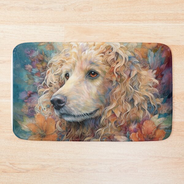 Item preview, Labradoodle Floral Dog Art 7 designed and sold by DiatomDesigns.