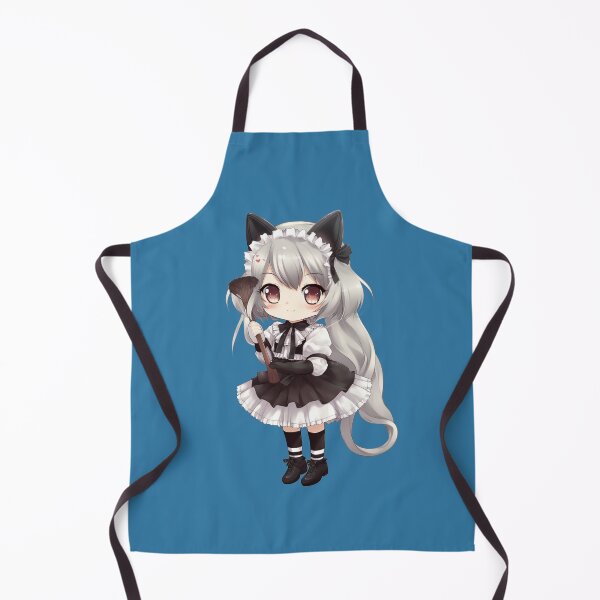 Item preview, kawaii Charm Neko Chibi Kawaii Maid Design  designed and sold by TrendyArtInk.