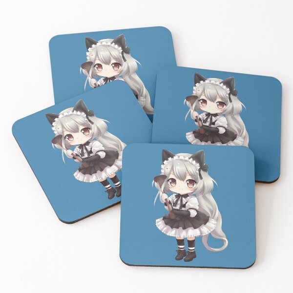 Item preview, kawaii Charm Neko Chibi Kawaii Maid Design  designed and sold by TrendyArtInk.