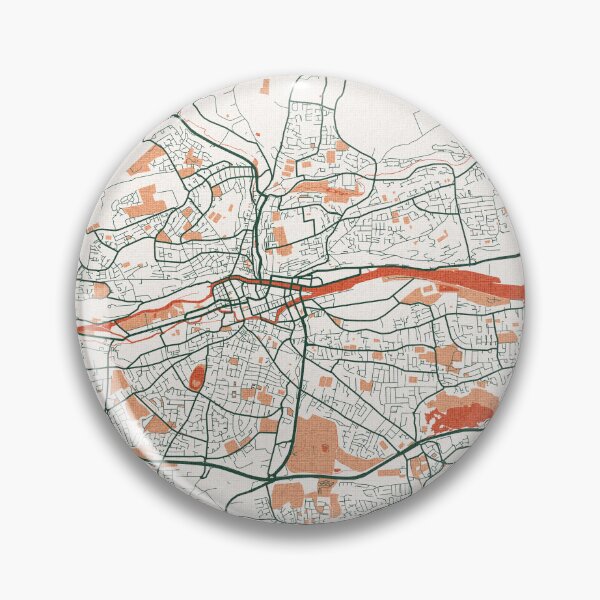 Item preview, Cork City Map of Ireland - Bohemian designed and sold by deMAP.