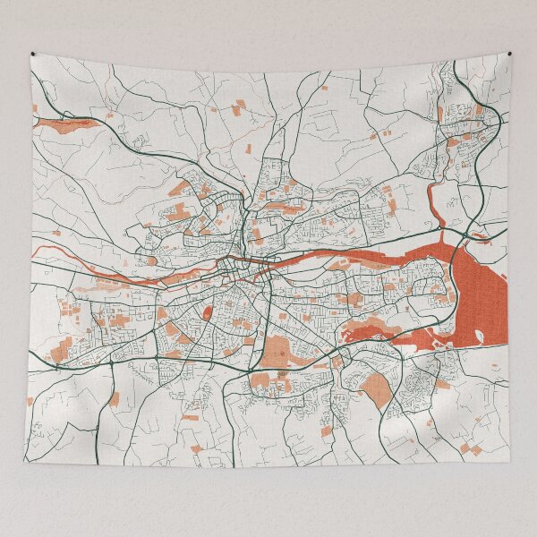 Item preview, Mapa de la ciudad de Cork de Irlanda - Bohemio designed and sold by deMAP.