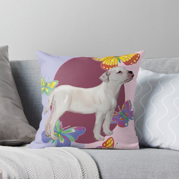 Item preview, American Bulldog and Butterflies designed and sold by IowaArtist.