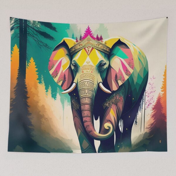 Item preview, Forest Elephant by Perceptual Paradox Creations designed and sold by hobbit73.