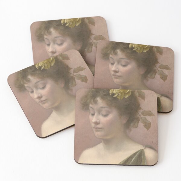 Item preview, Eduard Veith Portrait einer jungen Frau designed and sold by NouveauEra.