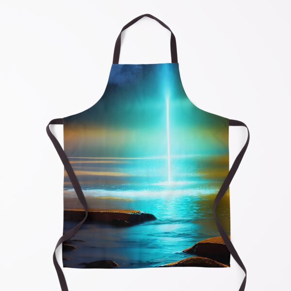 Item preview, Aqua Light Moon Bean over the Ocean at Sunset designed and sold by deniselynnimage.