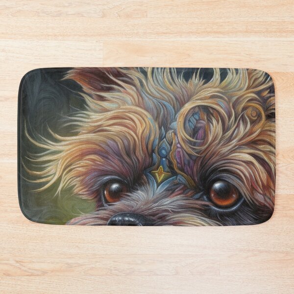 Item preview, Affenpinscher Floral Dog Art 4 designed and sold by DiatomDesigns.
