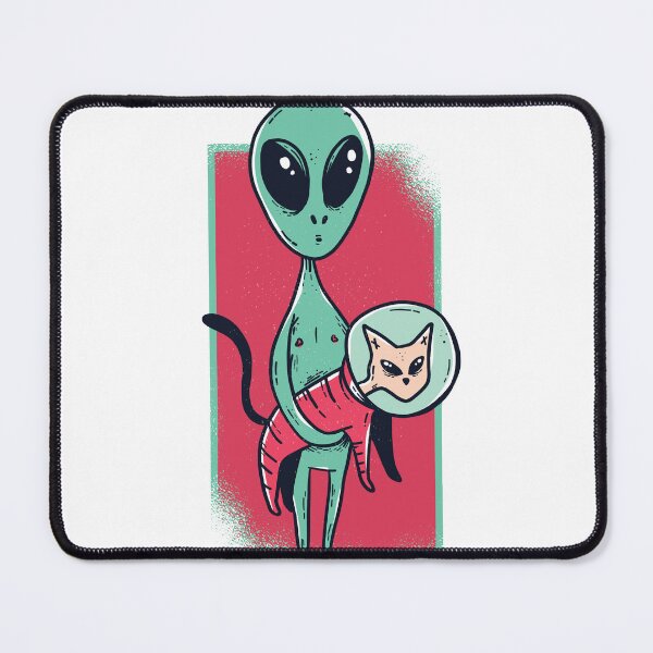 Item preview, alien cat lover designed and sold by Roy & Pride.
