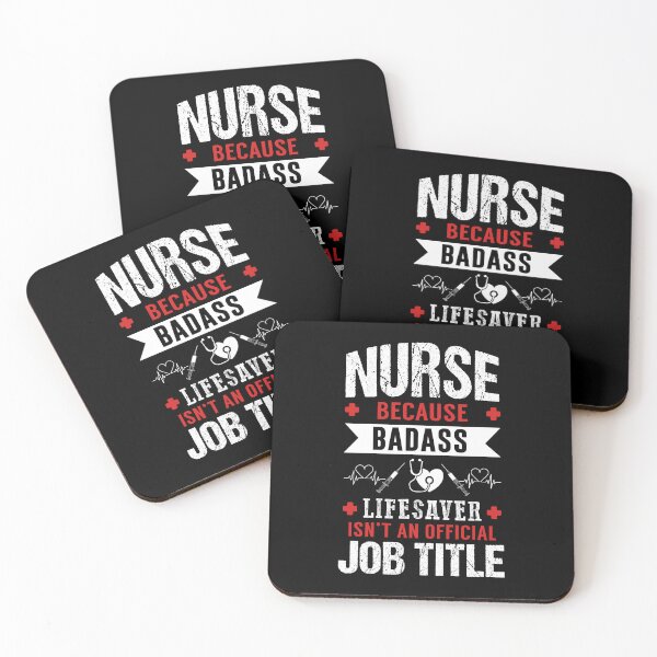 Item preview, Nurse Because Badass Lifesaver Isn't An Official Job Title - Gift For Nurse by FanityPrints designed and sold by FanityPrints.