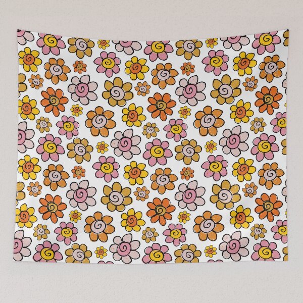Item preview, 90s floral - white background  designed and sold by TheGuidedPixie.