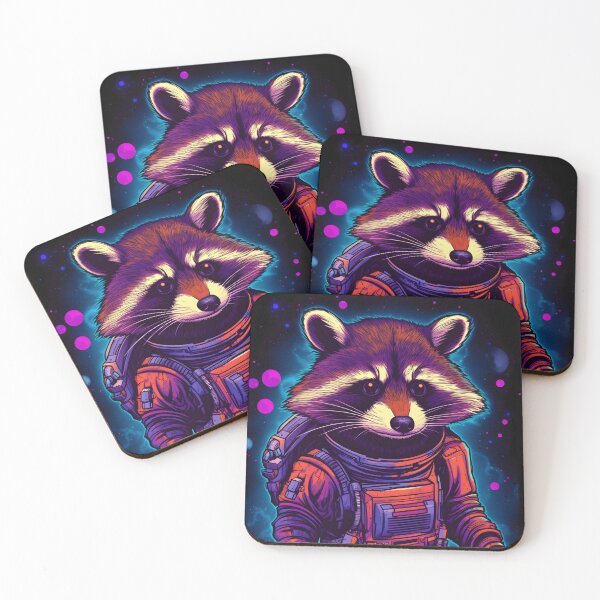 Item preview, Cute Space Raccoon  designed and sold by TheeDigitalDen.
