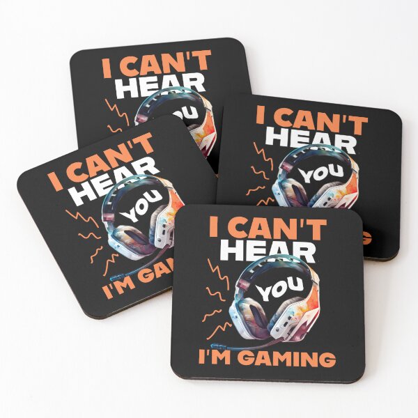 Item preview, I Can't Hear You I'm Gaming designed and sold by OneFineGem.