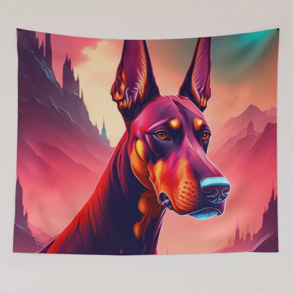 Item preview, Alert Red Doberman by Perceptual Paradox Creations designed and sold by hobbit73.