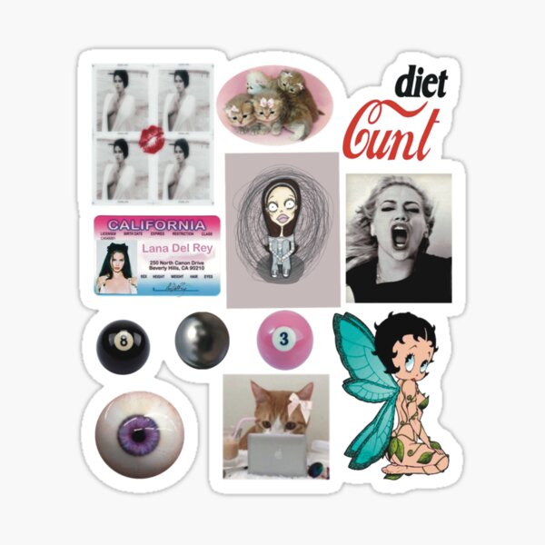 Item preview, y2k sticker set designed and sold by spoiledbratz.