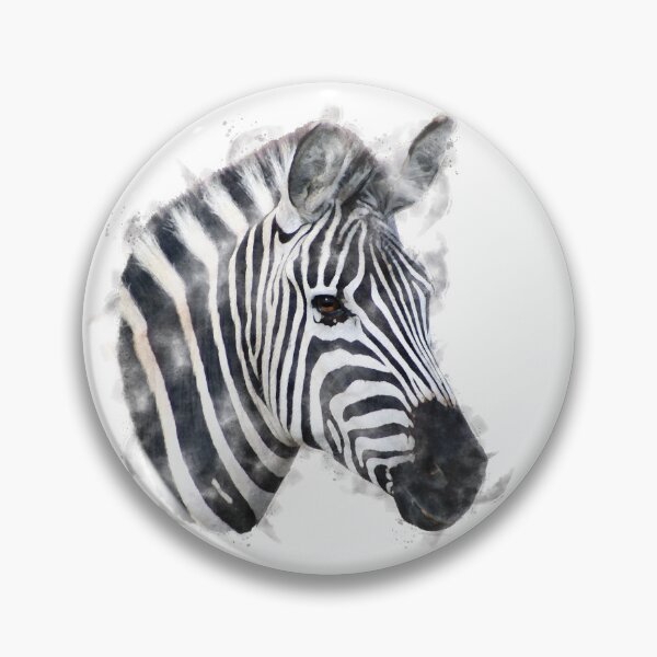 Artikelvorschau, Zebra-Aquarell-Grafik entworfen und verkauft von Typeglyphs.