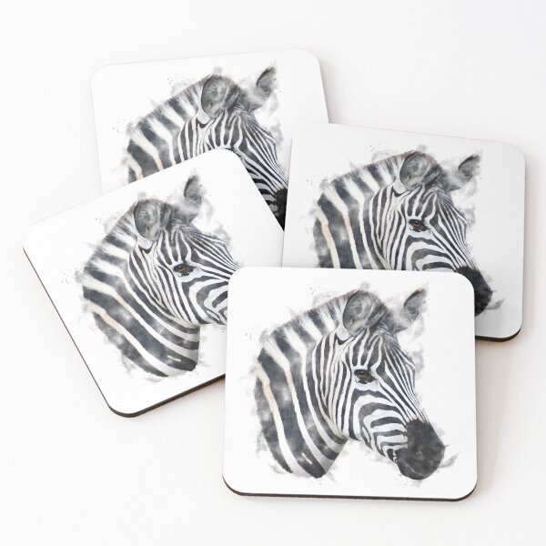 Item preview, Zebra Watercolour Artwork designed and sold by Typeglyphs.