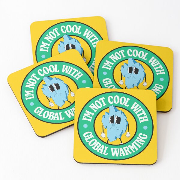 Item preview, I'm Not Cool With Global Warming - Iceberg Pun designed and sold by Picket Club.