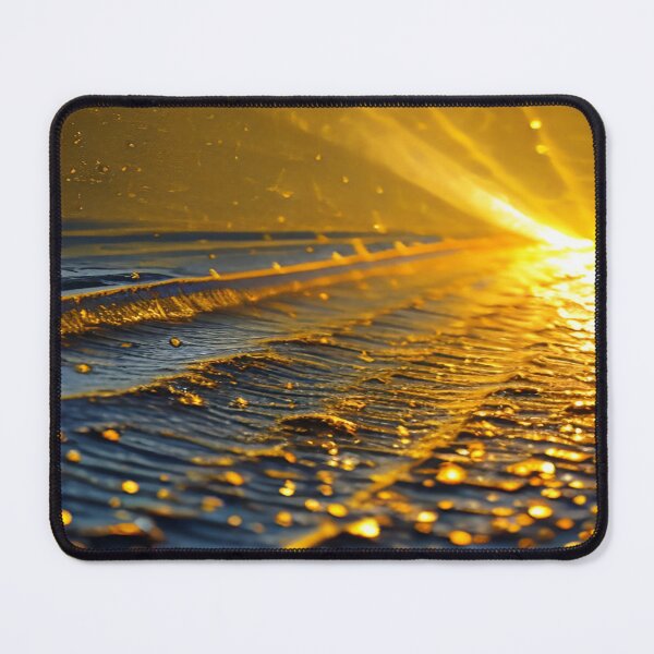 Item preview, Golden Sunrise Shimmering on the Waves of the Ocean Water designed and sold by deniselynnimage.