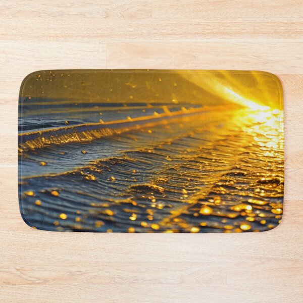 Item preview, Golden Sunrise Shimmering on the Waves of the Ocean Water designed and sold by deniselynnimage.