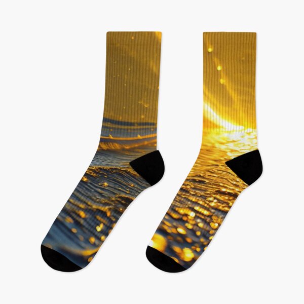 Item preview, Golden Sunrise Shimmering on the Waves of the Ocean Water designed and sold by deniselynnimage.