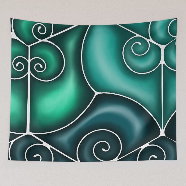 Item preview, Emerald Waves designed and sold by lezell.