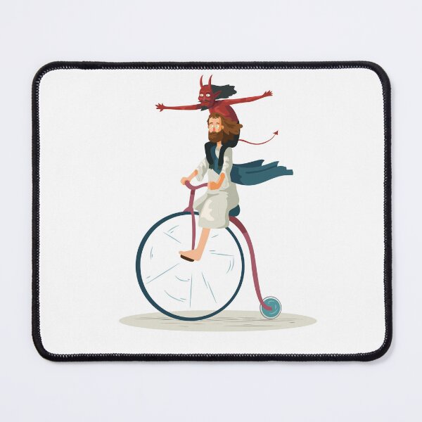 Item preview, funny jesus and devil designed and sold by Roy & Pride.