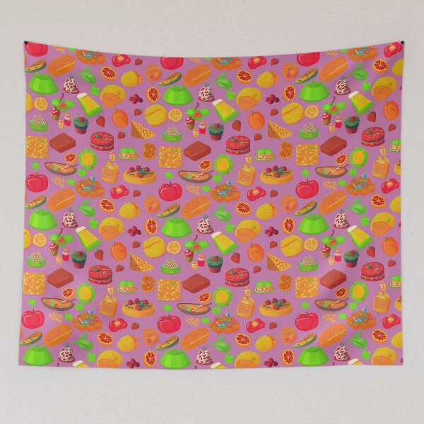 Item preview, Colorful Food Art Pattern designed and sold by Digi Artworks Store.
