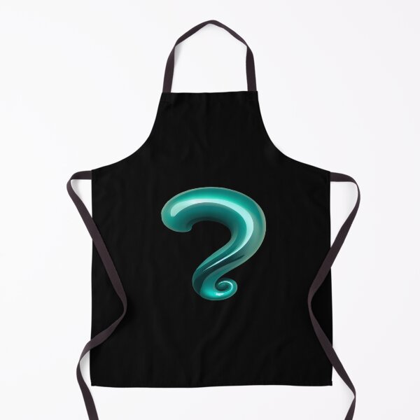 Item preview, Question Mark in Cool Metallic Green 3D designed and sold by deniselynnimage.