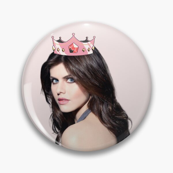 Item preview, Alexandra Daddario Pink Princess Crown Lovely Photo designed and sold by CollageHeaven.